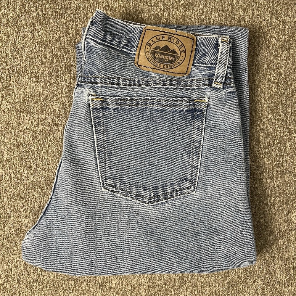 Wrangler Blue Ridge‎ Western American Workwear Jeans 100% Cotton Mens 30 (014)